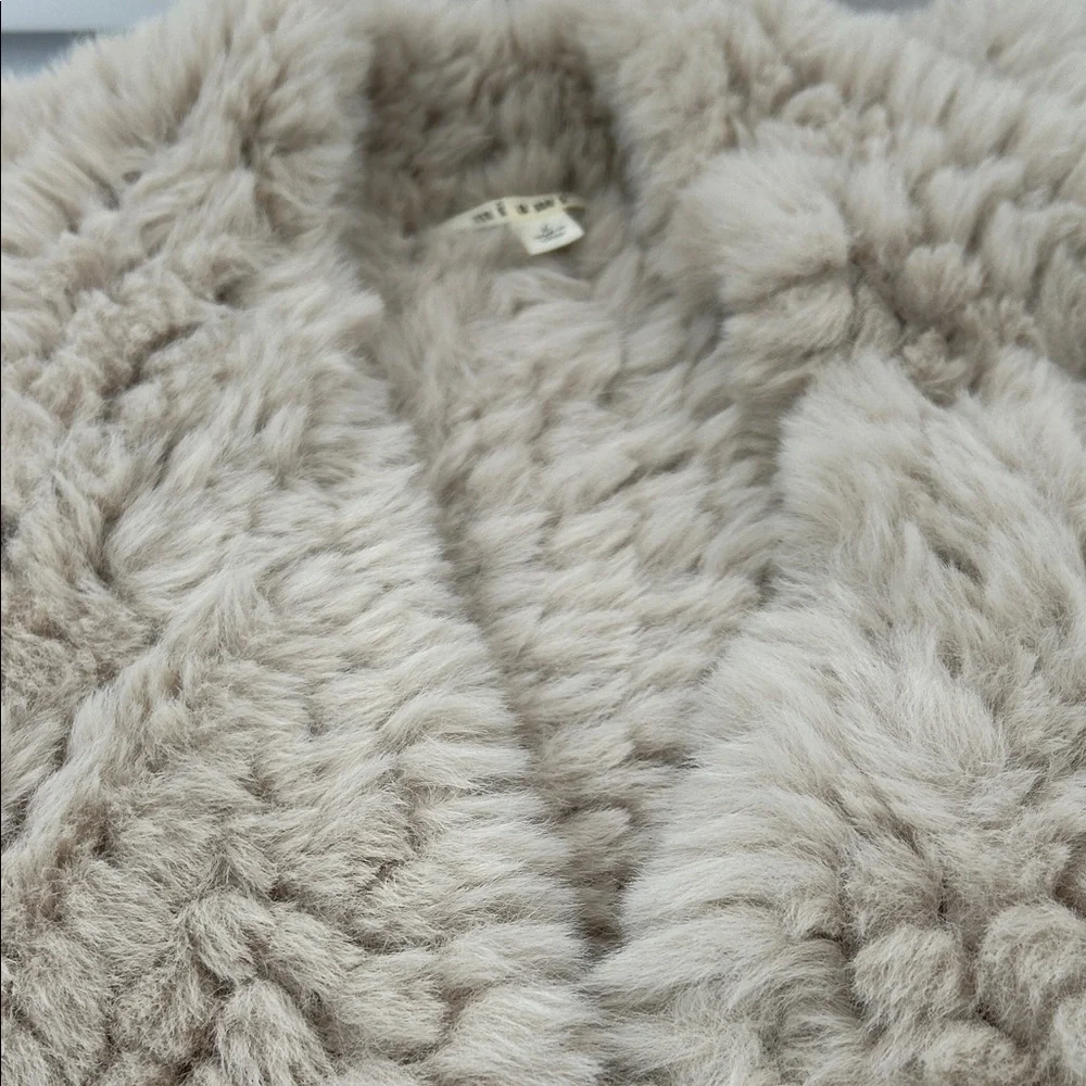 Miami Cream Faux Fur Vest
